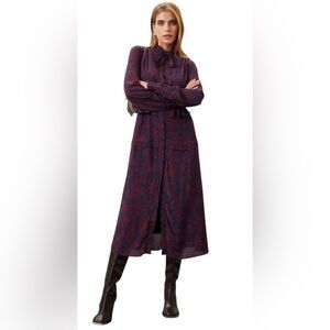 Jason Wu Printed Shirt Dress Size 10